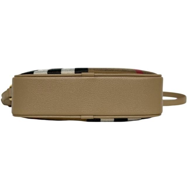 バーバリー ショルダーバッグ ベージュ ノバチェック 8085076 未使用 美品 キャンバス レザー Sランク BURBERRY クロスボディ 斜め掛け ファスナー チェック柄 ミニバッグ ポシェット レディース メンズ 男女兼用 定番_3