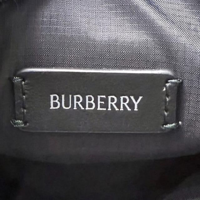 バーバリー ショルダーバッグ バーティカル ミニ ショルダー ベージュ アーカイブベージュ 8078299 未使用 美品 ウール レザー Sランク BURBERRY ミニバッグ クロスボディ フリース素材 ファスナー チェック柄_7