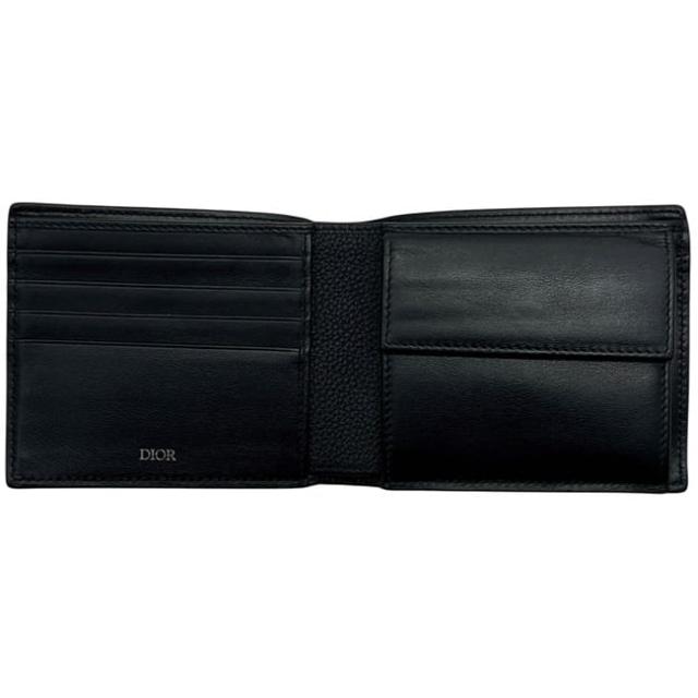 クリスチャン ディオール 二つ折り 財布 ブラック 2ESBC027CDI_H00N 美 