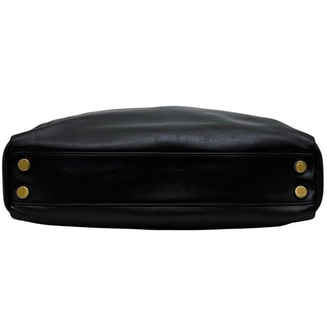 サンローラン トートバッグ ヴォーリセ リバーシブルトート ブラック 320899 美品 レザー 中古 203419 SAINT LAURENT PARIS レザートート 黒 シンプル ワンポイント ロゴ 本革 肩掛け 軽い メンズ_2