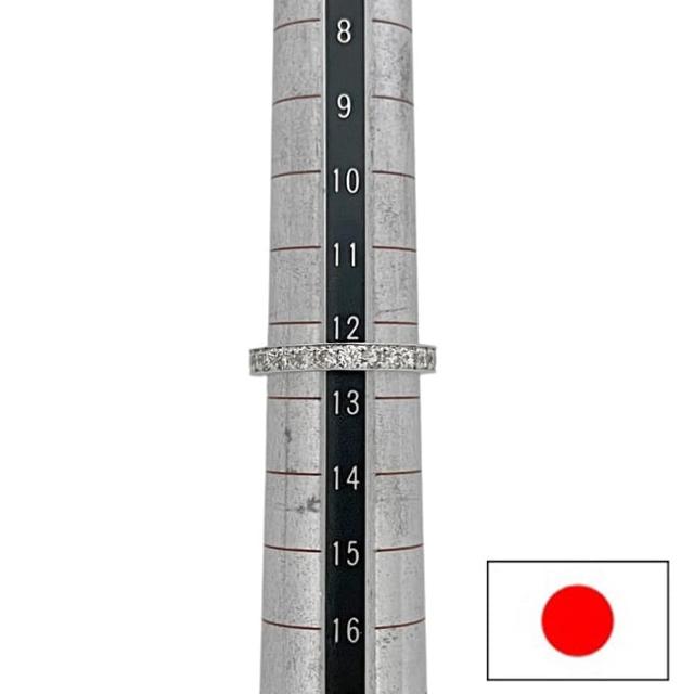 エタニティ リング 指輪 JP13号 新品 仕上げ済み 美品 Pt950 プラチナ ダイヤモンド Sランク 宝石 ジュエリー ダイヤ 天然ダイヤモンド 貴金属 アクセサリー 地金 レディース メンズ 男女兼用 シンプル ハーフエタニティ_8