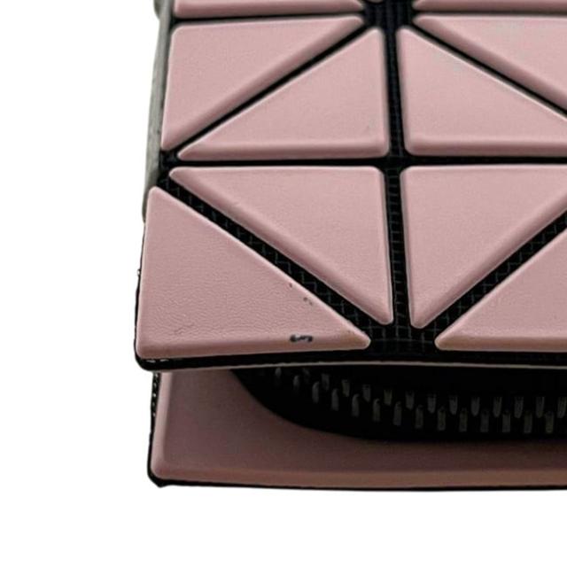 バオバオ イッセイミヤケ 二つ折り 財布 ピンク BB03-AG781 美品 PVC 中古 BAOBAO ISSEY MIYAKE ファスナー ウォレット 小銭入れ有 レディース メンズ 男女兼用 シンプル 定番 人気 コンパクト_3
