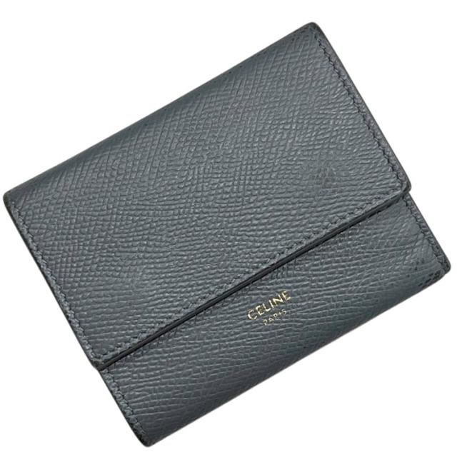 セリーヌ 三つ折り 財布 トリフォールドウォレット グレー 10B57 3BEL 