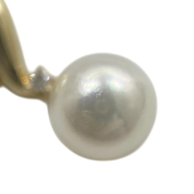 タサキ 真珠ネックレス イエローゴールド YG 金 美品 新品仕上げ済み K18 真珠 Sランク_5