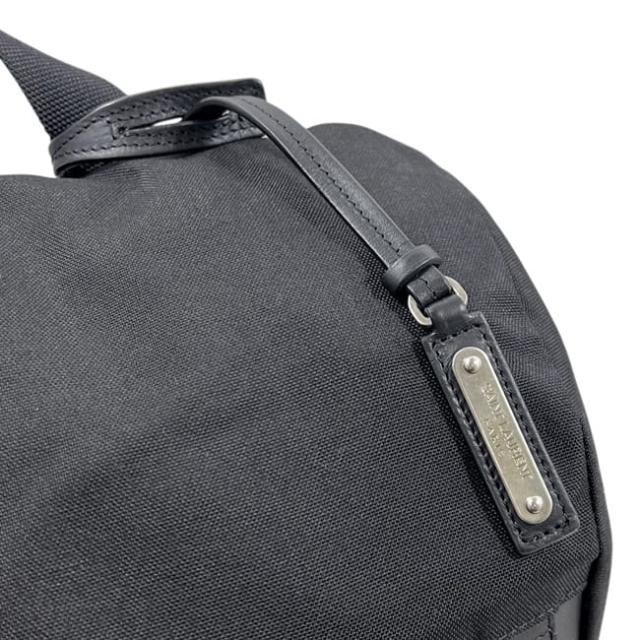 サンローラン バックパック ロックサック ブラック 黒 PLB468008 美品 リュック キャンバス レザー 中古 1117 SAINT LAURENT_6