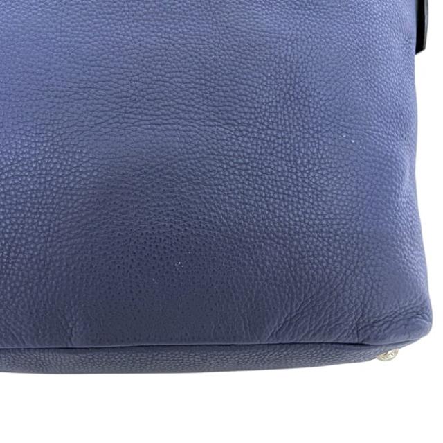 プラダ ショルダーバッグ ネイビー 紺色 ヴィッテロダイノ 美品 クロスボディ レザー 中古 14/Ｃ_7