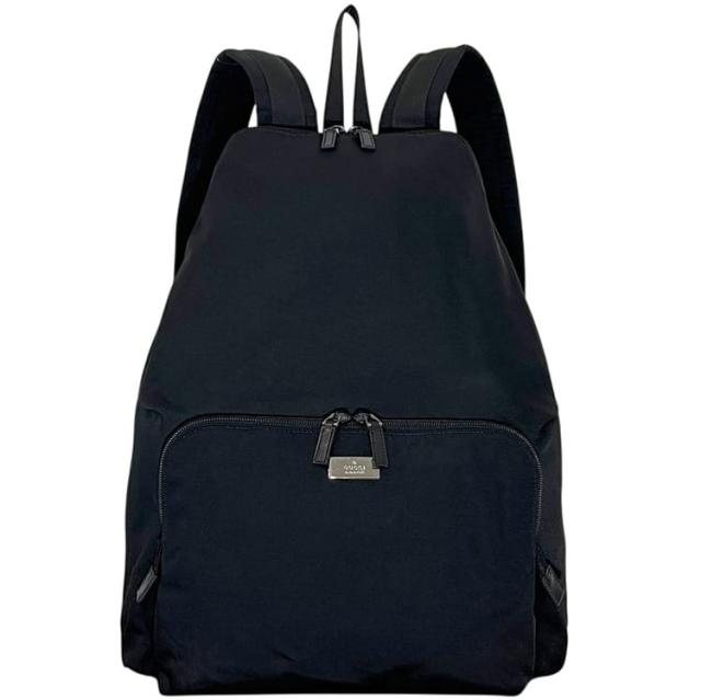 グッチ バックパック リュック ブラック 黒 019 0302 美品 ナイロン レザー 中古 3444 38,870円