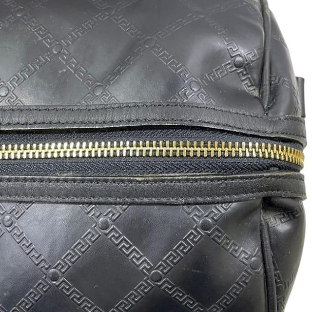 ジャンニ ヴェルサーチ 2way ボストンバッグ ブラック 黒 美品 旅行鞄