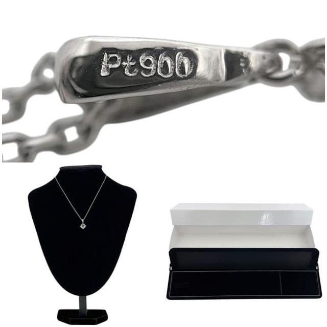 ネックレス 新品仕上げ済み 宝石 Pt850 Pt900 ダイヤモンド エメラルド プラチナ_9