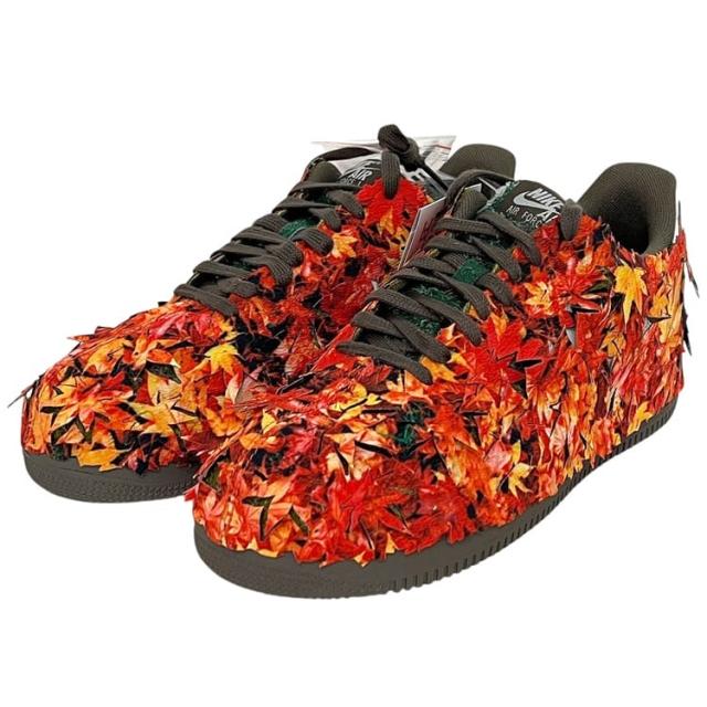 ナイキ スニーカー エアフォース1 '07 LX レッド オレンジ Autumn Leaves IM8062-368 靴 27.0cm 未使用 紅葉 ロー 合成皮革 新品 未使用