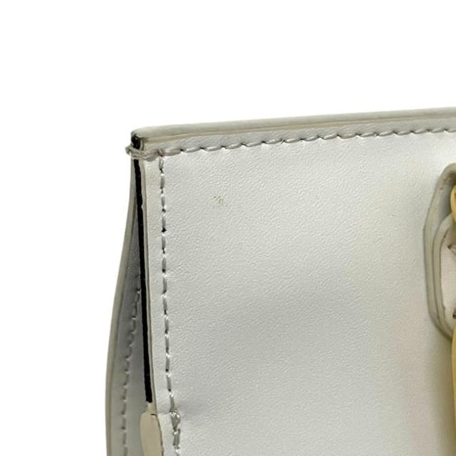 フェンディ フォンポーチ ホワイト 白 ベージュ 7AS047 AHN8 219 0306 美品 小物入れ レザー ファー 中古 FENDI_5