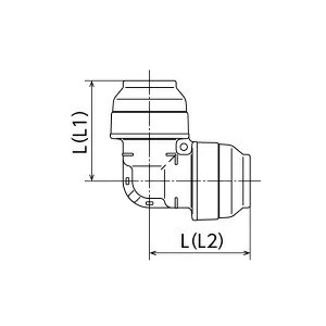 送料無料】オンダ製作所:ダブルロックジョイントP(継手) エルボ