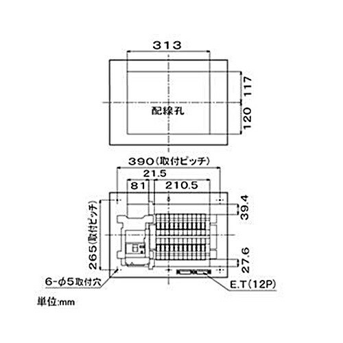 【送料無料】パナソニック 住宅用分電盤 コスモパネル コンパクト21 BQE85183M2 創エネ対応 アウトレット品  ※北海道、沖縄、離島発送不｜au PAY マーケット