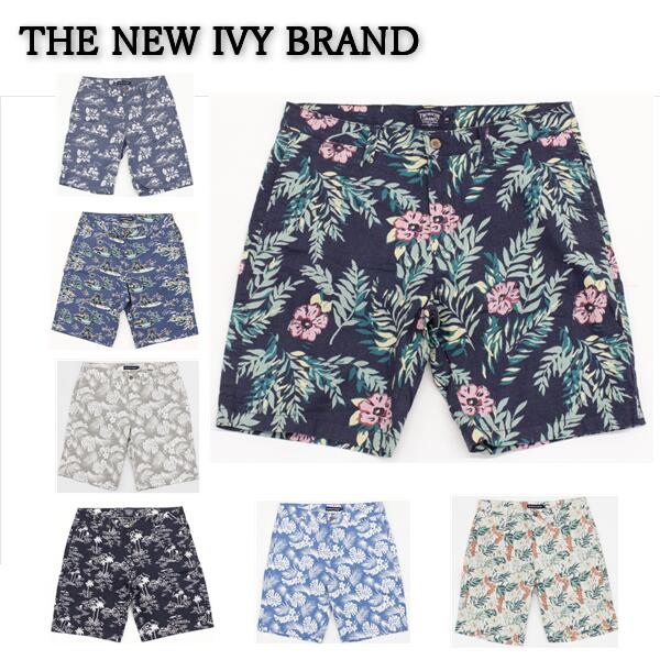 送料無料 アウトレット THE NEW IVY BRAND メンズ ボトムス アロハ柄