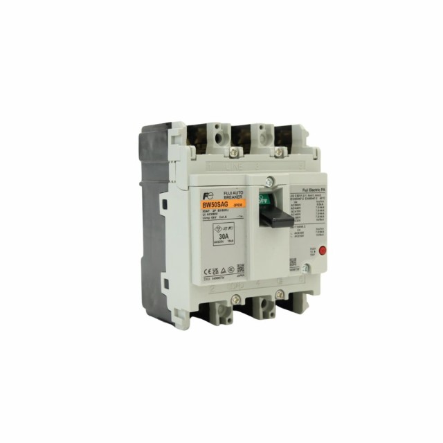 【送料無料】富士電機　汎用一般配線用オートブレーカ　BW50SAG-3P030　3P30A　※沖縄、離島発送不可　 K1Ｂ