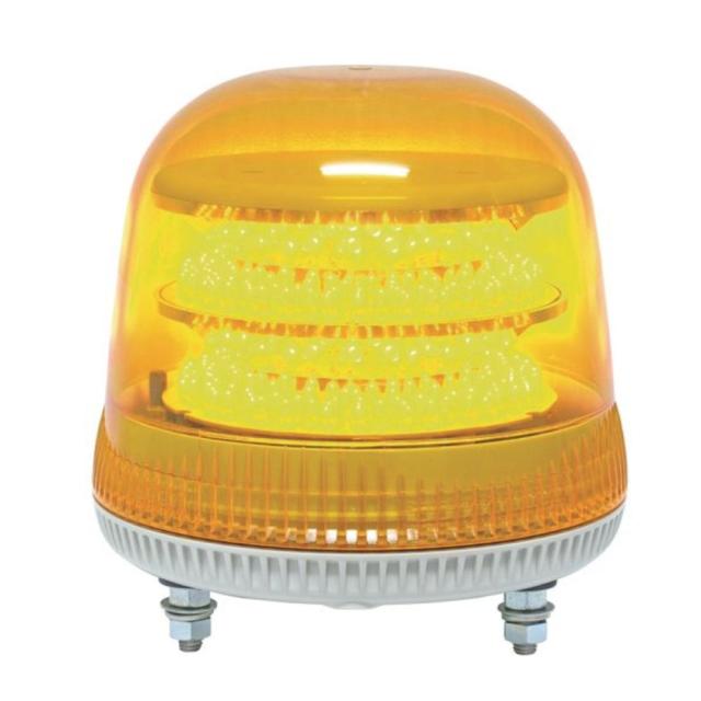 【送料無料】NIKKEI(日惠製作所) ニコモア VL17R型 LED回転灯 170パイ 黄 VL17M100APY　※沖縄、離島発送不可　 Eイ4-4
