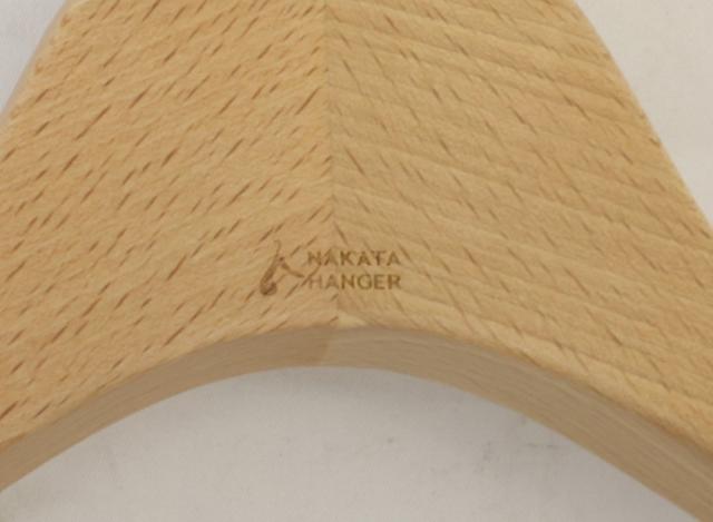 【送料無料】美品 ナカタ NAKATA 木製ハンガー 6本セット シャツハンガー 沖縄・離島 配送不可 併 C2B_1