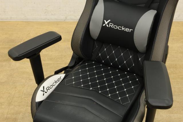 【送料無料】展示品 X Rocker オバール RGB オフィスゲーミングチェア 北海道・沖縄・離島 配送不可 併 N_4
