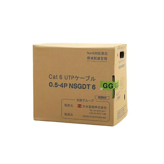Cat 6 UTPケーブル 300m NSGDT 6 2箱
