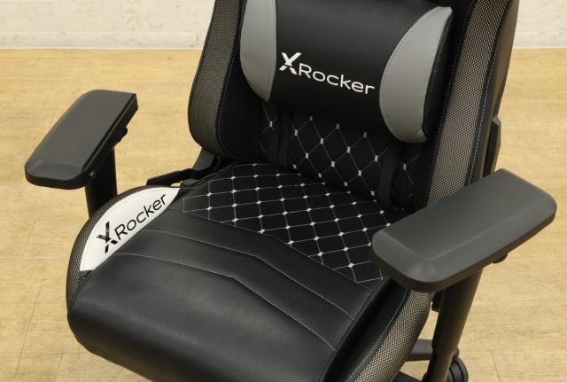 【送料無料】美品 X Rocker オバール RGB オフィスゲーミングチェア 北海道・沖縄・離島 配送不可 併 N_2