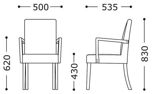 cleirierスケルトン折りたたみチェアブラウン 送料無料倉庫保管品 桜屋工業 レスタックアーム 業務用チェア ダーク