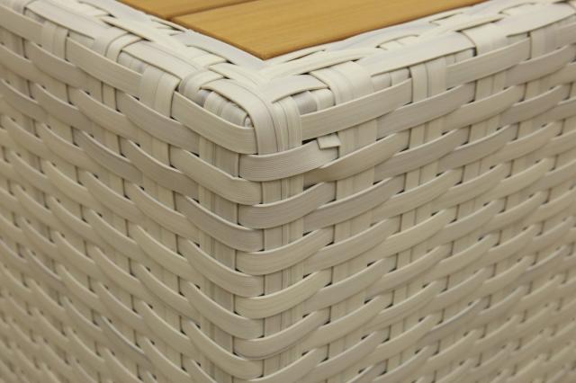 【送料無料】倉庫保管品 桜屋工業 Cherry Furniture ロードスサイドテーブル2型 ホワイト 屋外テーブル 沖縄・離島 配送不可 併 KG_2