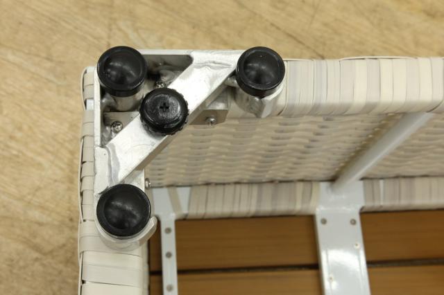 【送料無料】倉庫保管品 桜屋工業 Cherry Furniture ロードスサイドテーブル2型 ホワイト 屋外テーブル 沖縄・離島 配送不可 併 KG_3
