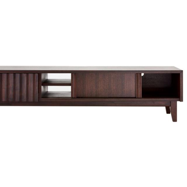 送料無料】桜屋工業 CHERRY チェリー テレビボード LV-87-165 ダーク 