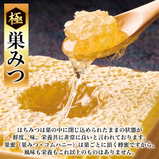 国産純粋極巣みつと花の道蜂蜜 早春みつ&野山みつセット 【送料込み】極巣みつ 約310g / 早春みつ約140g 野山みつ約140g 国産純粋極巣みつと花の道蜂蜜 早春みつ&野山みつセット 【