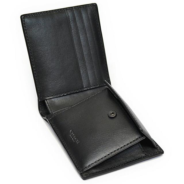 コーチ Coach 財布 折財布 メンズ F75363 Blk シグネチャー クロスグレイン レザー コイン ウォレット ブラックの通販はau Pay マーケット ｕｒｕｚｚ