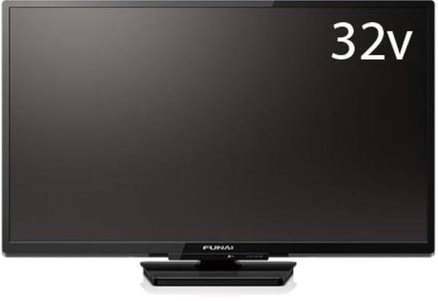 【動作確認済】【中古】本体・リモコンのみ フナイ 32型 液晶テレビ FL-32HB2000 ブラック系 2017年製