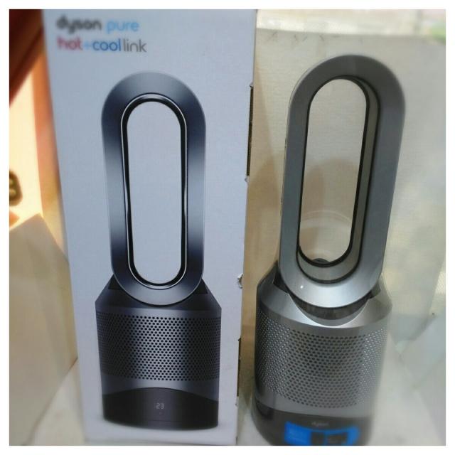 【動作確認済】【中古】取説欠品 ダイソン Pure Hot + Cool Link 空気清浄機能付ファンヒーター アイアン/シルバー HP03 IS_1