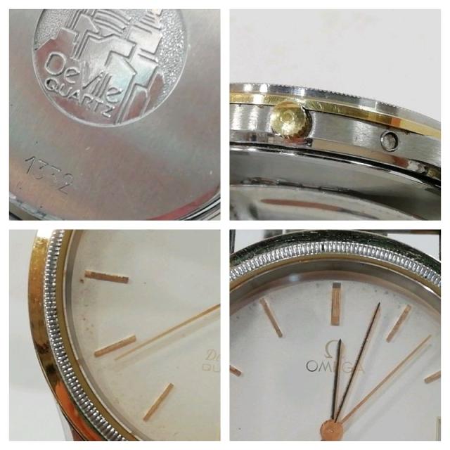 【中古】オメガ OMEGA デビル メンズ クォーツ 1332★ベルト非純正_6