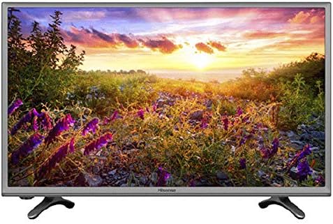 【動作確認済】【中古】本体・リモコンのみ ハイセンス 32型 液晶テレビ HJ32K310 ダークグレー 2017年製_1