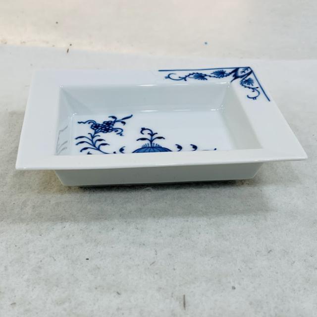 マイセン MEISSEN ブルーオニオン スクエア トレー アシュトレイ小