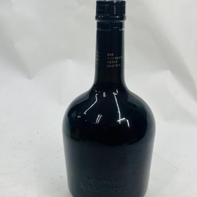 【未成年の飲酒は法律で禁じられています】サントリースペシャルリザーブ黒ラベルミラーシルバー箱入り750ml43度_4
