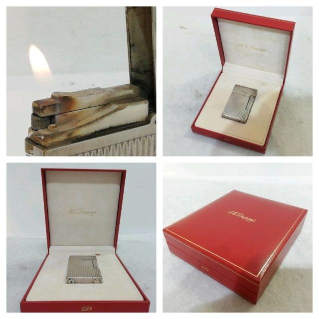 【中古】デュポン ガスライター シルバー イエローガス_7