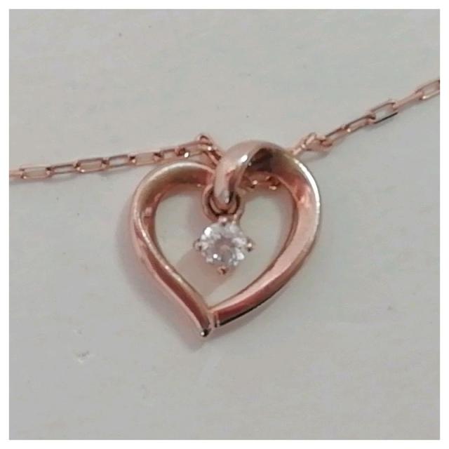 中古】4℃ K10 ネックレス 1.0g ハートモチーフ 【公式通販】