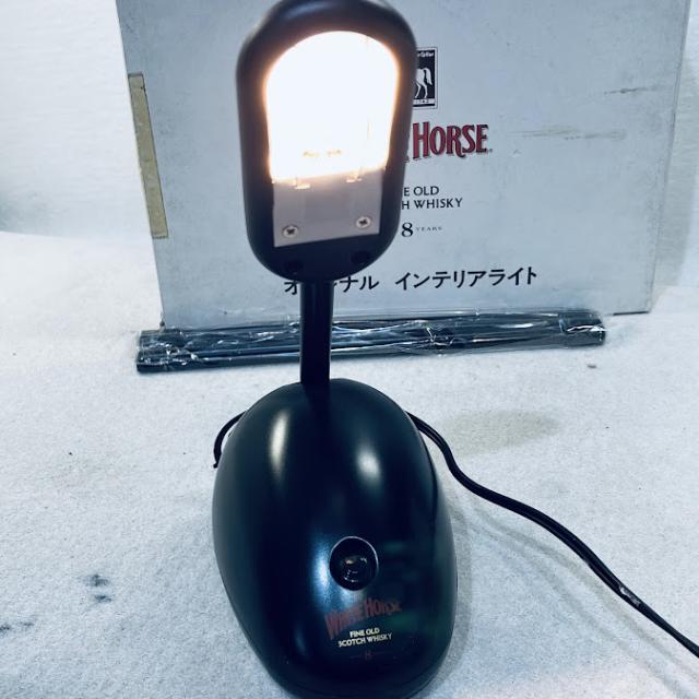 【動作確認済】【中古】ホワイトホース 8年 オリジナル インテリアライト ハロゲン 20W 100V 非売品 レア物です_6