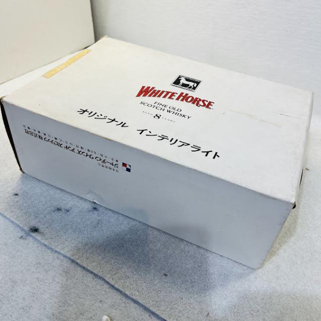 【動作確認済】【中古】ホワイトホース 8年 オリジナル インテリアライト ハロゲン 20W 100V 非売品 レア物です_9