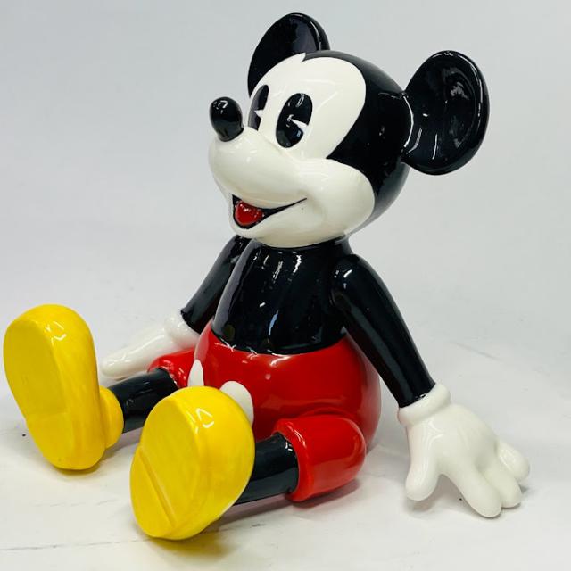 【中古】シュミット ミッキーマウス　ディズニーオルゴールフィギア【送料無料】_2