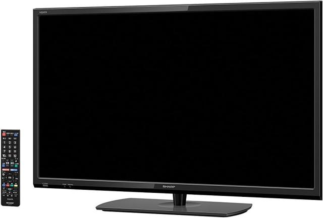 【動作確認済】【中古】本体・リモコンのみシャープ 32V型 液晶 LC-32H30 ハイビジョン ブラック系 2015年製_1