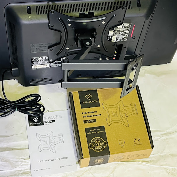 【動作確認済】【中古】三菱　32型液晶TV　LCD-32LB7　壁掛け金具PSSFK1付属　純正スタンド欠品_1