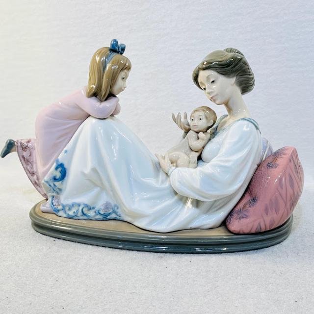 【中古】LLADRO リヤドロ お姉ちゃまですよ No.1606 置物【送料無料】