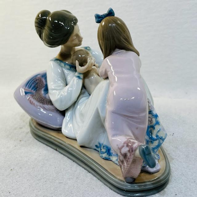 【中古】LLADRO リヤドロ お姉ちゃまですよ No.1606 置物【送料無料】_8