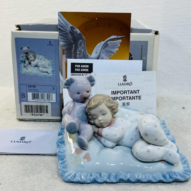 【中古】リヤドロ Lladro おやすみくまちゃん6790【送料無料】_1