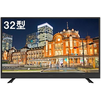 【動作確認済】【中古】本体・リモコンのみ マクスゼン 32型 液晶テレビ J32SK03 ブラック 2020年製