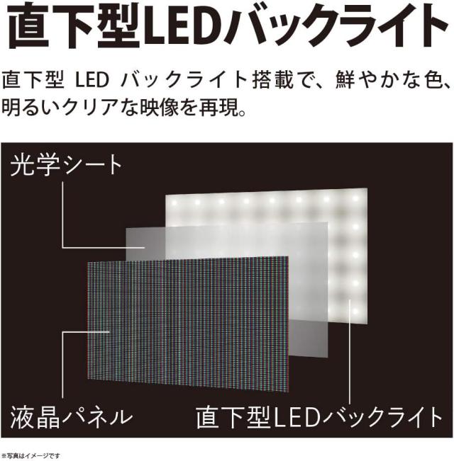 【動作確認済】【中古】本体・リモコンのみ シャープ 32V型 液晶テレビ 2T-C32DE-B ブラック 2023年製_4