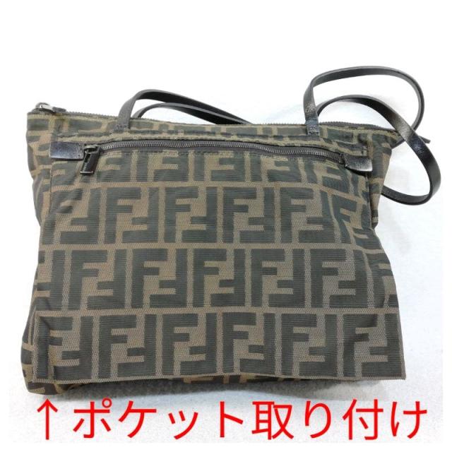 【中古】FENDI フェンディ ズッカ柄 2228-8BH022-029 ハンドバッグ★訳あり商品_1