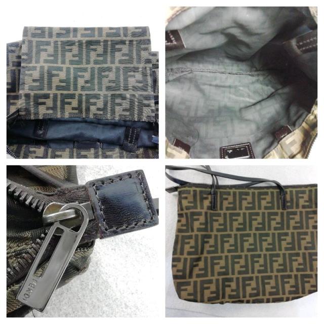 【中古】FENDI フェンディ ズッカ柄 2228-8BH022-029 ハンドバッグ★訳あり商品_5